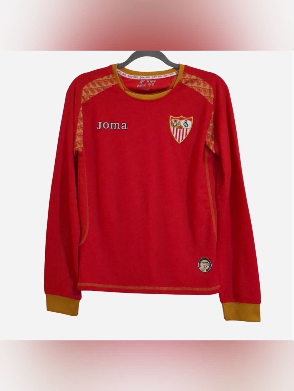 🌟 VINTAGE SEVILLA FC 2008/09 LONG-SLEEVE AWAY JERSEY Size M 🌟